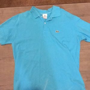 Cotton Lacoste polo shirt in a nice blue colour